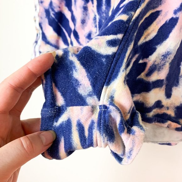 ADIDAS 3 Stripe Shorts Tie Dye XL - Picture 4 of 9